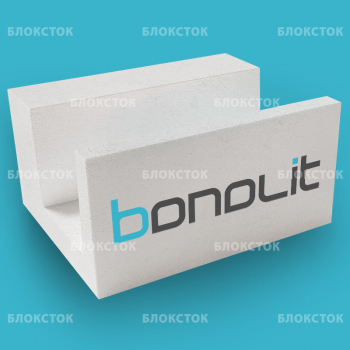 Газосиликатные U-блоки (П-блоки) Бонолит 500х200х375, D500