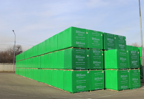 Пеноблоки стеновые ВКБлок 625х375х250, D500